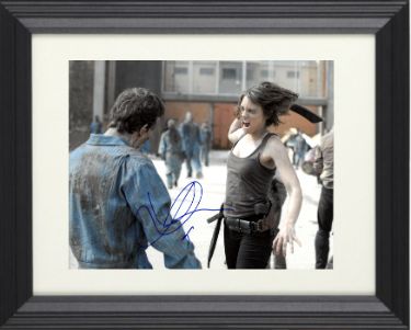 Lauren Cohan Autographed The Walking Dead Maggie Greene Rhee 8 x 10 Photograph Custom Framing- COA-Powers Sports Memorabilia