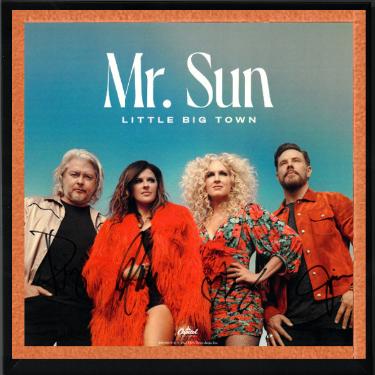 Little Big Town Band Autographed 2022 Mr Sun 11x11 Art Card/Album Cover/LP/Exclusive Vinyl/Record Custom Framing– COA-Powers Sports Memorabilia
