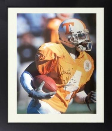 Donte' Stallworth Autographed Tennessee Volunteers NCAA 16 x 20 Photograph Custom Framing- COA-Powers Sports Memorabilia