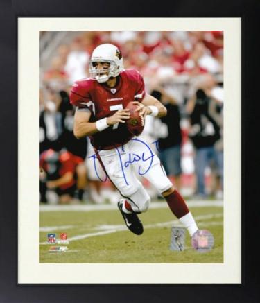 Matt Leinart Autographed Arizona Cardinals NFL Licensed 16 x 20 Photograph Custom Framing- Leinart Hologram/COA-Powers Sports Memorabilia