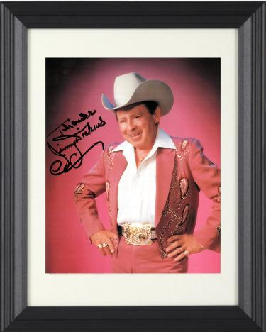 Little Jimmy Dickens Autographed Color 8 x 10 Photograph Thanks Custom Framing- COA-Powers Sports Memorabilia
