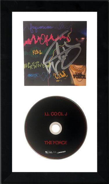 LL Cool J Autographed 2023-24 The Force CD Autographed 5x5 Art Insert Auto/Booklet 6.5x12 Custom Framing- COA-Powers Sports Memorabilia