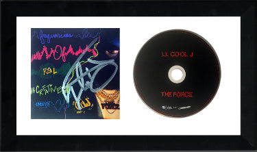 LL Cool J Autographed 2023-24 The Force CD Autographed 5x5 Art Insert Auto/Booklet 6.5x12 Custom Framing- COA - CTBL_F40417-Powers Sports Memorabilia