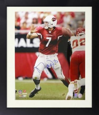 Matt Leinart Autographed Arizona Cardinals NFL Licensed 16 x 20 Photograph Custom Framing- Leinart Hologram/COA - CTBL_F405-Powers Sports Memorabilia