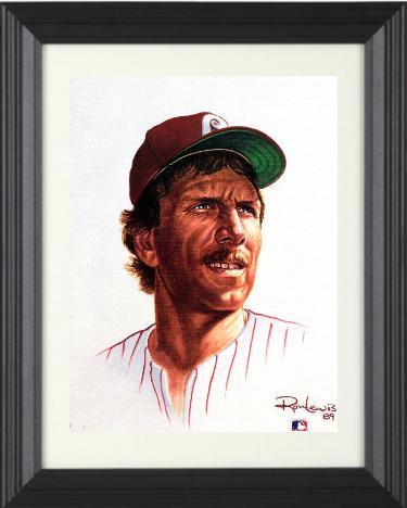 Mike Schmidt Philadelphia Phillies Living Legend 8 x 10 Photograph/Lithograph Custom Framing (Ron Lewis-2529/5000)-Powers Sports Memorabilia