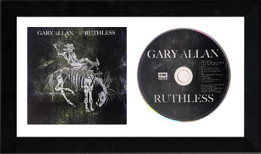 Gary Allan Autographed 2021 Ruthless EMI Records Album Cover Booklet with CD 6.5x12 Custom Framing-Powers Sports Memorabilia
