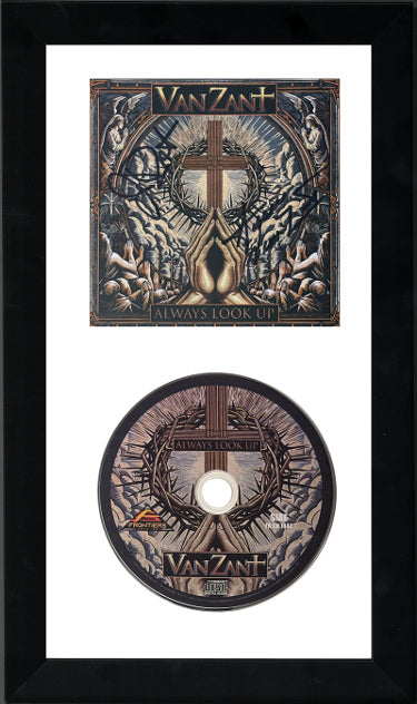 Johnny & Donnie Van Zant Autographed 2024 Always Look Art Insert Auto/Booklet with CD 6.5x12 Custom Framing- COA (Hard-Southern Rock/Sk - CTBL_g41119-Powers Sports Memorabilia