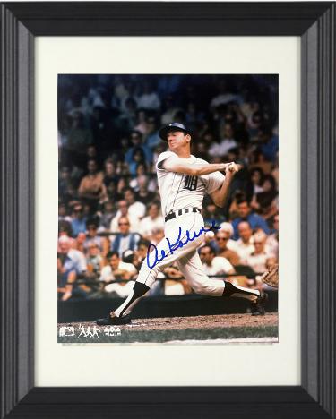 Al Kaline Autographed Detroit Tigers MLB Licensed 8 x 10 Photograph Custom Framing- Tuff Stuff COA/Show Ticket (HOF)-Powers Sports Memorabilia