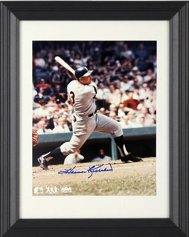 Harmon Killebrew Autographed Minnesota Twins MLB Licensed 8 x 10 Photograph Custom Framing- COA/Autograph Show Ticket-Powers Sports Memorabilia