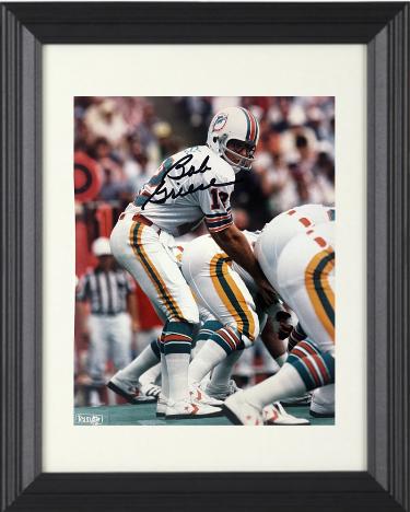Bob Griese Autographed Miami Dolphins NFL Licensed 8x10 Photo- Tuff Stuff COA - CTBL_f42685-Powers Sports Memorabilia