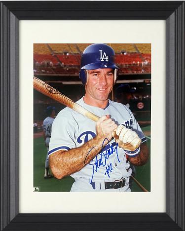 Steve Garvey Autographed Los Angeles Dodgers MLB Licensed 8 x 10 Photograph #6 Custom Framing- COA/Tuff Stuff Show Ticket-Powers Sports Memorabilia