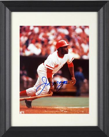 Joe Morgan Autographed Cincinnati Reds MLB Licensed 8 x 10 Photograph Custom Framing- Tuff Stuff COA (HOF)-Powers Sports Memorabilia