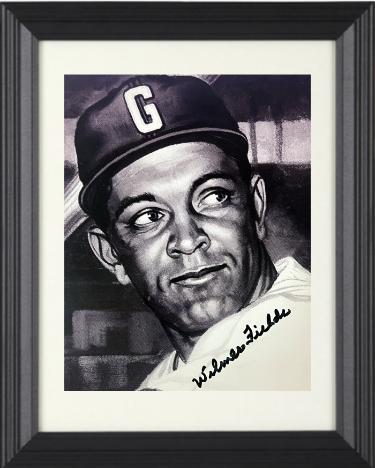 Wilmer Fields Autographed Homestead Grays 8 x 10 Photograph Custom Framing- COA/CSA Show Ticket/Photograph-Powers Sports Memorabilia