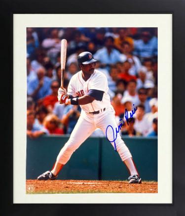 Jim Rice Autographed Boston Red Sox MLB Licensed 8 x 10 Photograph imperfect Custom Framing- Tuff Stuff COA-Powers Sports Memorabilia