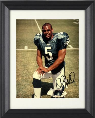 Donovan McNabb Autographed Philadelphia Eagles 8 x 10 Photograph ding Custom Framing- Tuff Stuff COA/Show Ticket-Powers Sports Memorabilia