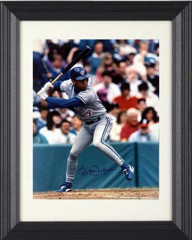 Roberto Alomar Autographed Toronto Blue Jays 8 x 10 Photograph minor dings Custom Framing- Tuff Stuff COA (HOF/10GG)-Powers Sports Memorabilia