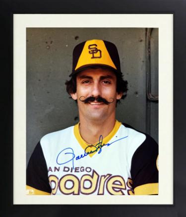 Rollie Fingers Autographed San Diego Padres MLB Licensed 8 x 10 Photograph minor dings Custom Framing- COA (HOF)-Powers Sports Memorabilia