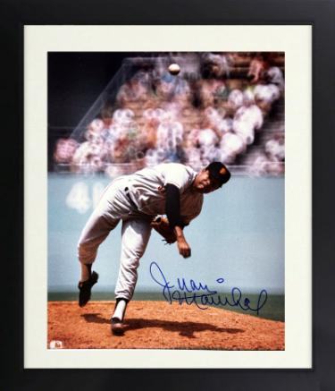 Juan Marichal Autographed San Francisco Giants MLB Licensed 8 x 10 Photograph minor dings Custom Framing- COA (HOF)-Powers Sports Memorabilia