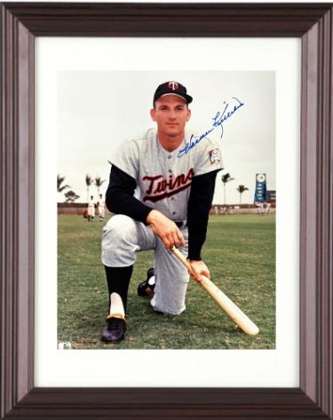 Harmon Killebrew Autographed Minnesota Twins MLB Licensed 8 x 10 Photograph Custom Framing- COA/Show Ticket/Photograph (HOF) - CTBL_f43565-Powers Sports Memorabilia