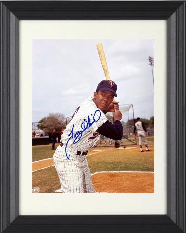 Tony Oliva Autographed Minnesota Twins MLB Licensed 8 x 10 Photograph Custom Framing- Tuff Stuff COA (HOF)-Powers Sports Memorabilia