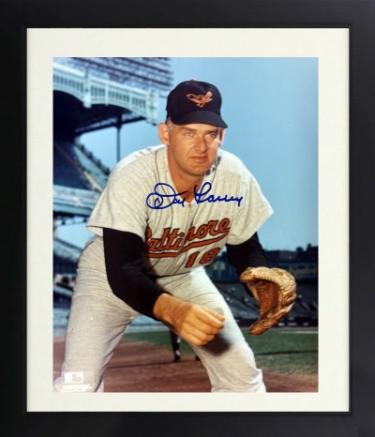 Don Larsen Autographed Baltimore Orioles MLB Licensed 8 x 10 Photograph Custom Framing minor dings- COA/Show Ticket-Powers Sports Memorabilia
