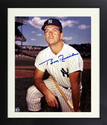 Bobby Richardson Autographed New York Yankees MLB Licensed 8 x 10 Photograph minor dings Custom Framing- COA-Powers Sports Memorabilia