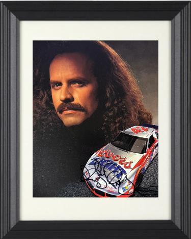 Kyle Petty Autographed NASCAR Racing Coors Light 8 x 10 Photograph Custom Framing- COA-Powers Sports Memorabilia
