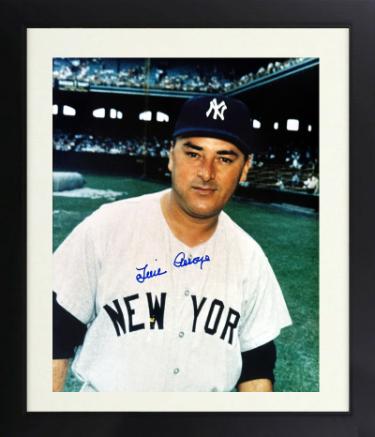 Luis Arroyo Autographed New York Yankees 8 x 10 Photograph minor dings Custom Framing- COA (2X WS Champ)-Powers Sports Memorabilia