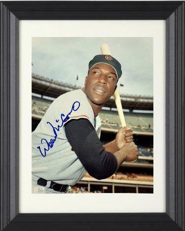 Willie McCovey Autographed San Francisco Giants MLB 8 x 10 Photograph minor dings Custom Framing- COA (HOF)-Powers Sports Memorabilia