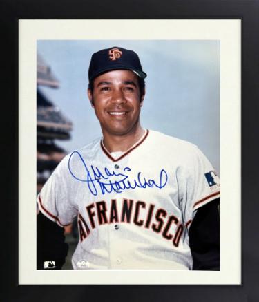 Juan Marichal Autographed San Francisco Giants MLB Licensed 8 x 10 Photograph minor dings Custom Framing- COA (HOF) - CTBL_f44042-Powers Sports Memorabilia