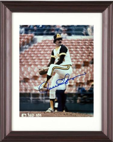 Rollie Fingers Autographed San Diego Padres MLB Licensed 8 x 10 Photograph Custom Framing- COA (HOF)-Powers Sports Memorabilia