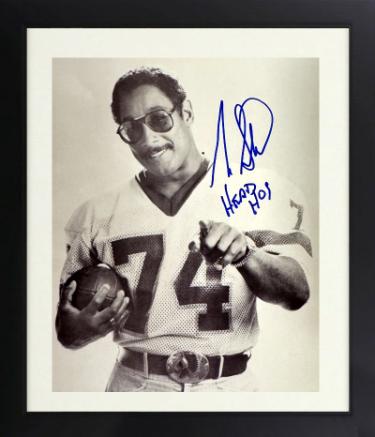 George Starke Autographed Washington Vintage 8 x 10 Photograph with Head Hog minor dings Custom Framing- COA-Powers Sports Memorabilia