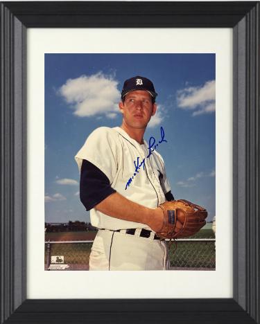 Mickey Lolich Autographed Detroit Tigers MLB Licensed 8 x 10 Photograph minor dings Custom Framing- COA-Powers Sports Memorabilia