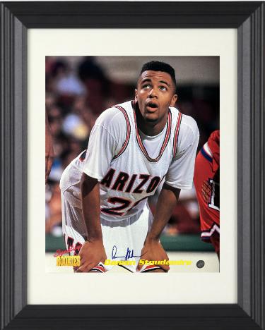 Damon Stoudamire Autographed Signature Rookies 8 x 10 Photograph Custom Framing- COA (Arizona/Raptors)-Powers Sports Memorabilia