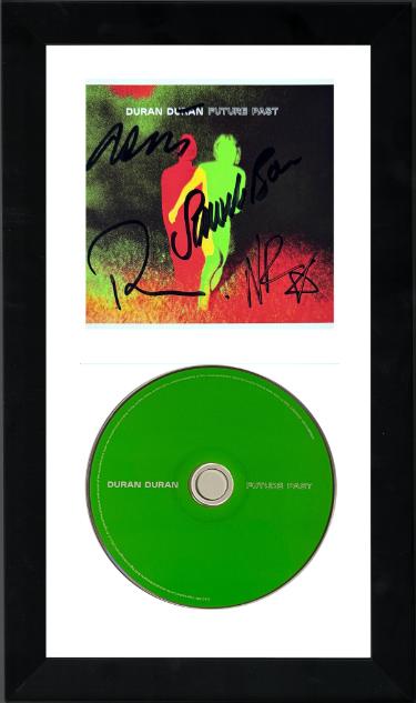 Duran Duran Autographed 2021 Future Past Art Card/CD Custom Framing- 4-sigs- COA (Taylor/Le Bon/Rhodes/Taylor)-Powers Sports Memorabilia