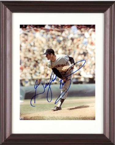 Gaylord Perry Autographed San Francisco Giants MLB Licensed 8 x 10 Photograph Custom Framing- COA (HOF)-Powers Sports Memorabilia