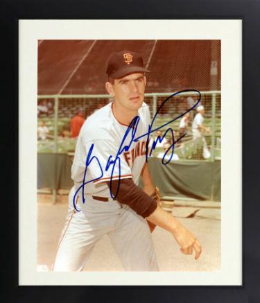 Gaylord Perry Autographed San Francisco Giants MLB Licensed 8 x 10 Photograph Custom Framing- COA (HOF) - CTBL_f45138-Powers Sports Memorabilia