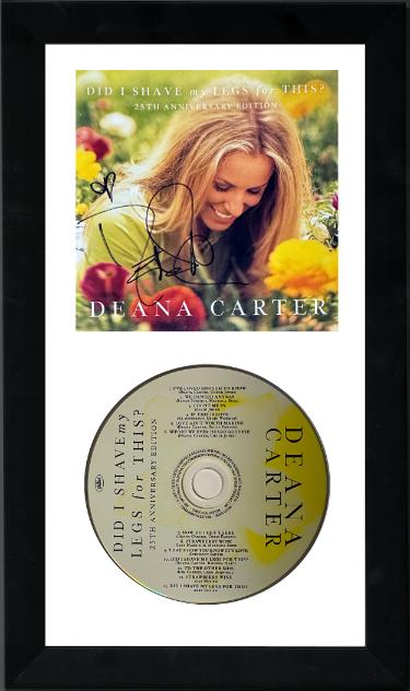 Deana Carter Autographed 2021 Did I Shave My Legs for THIS? Capitol Records Album Cover Booklet with CD 6.5x12 Custom Framing- COA - CTBL_F45143-Powers Sports Memorabilia