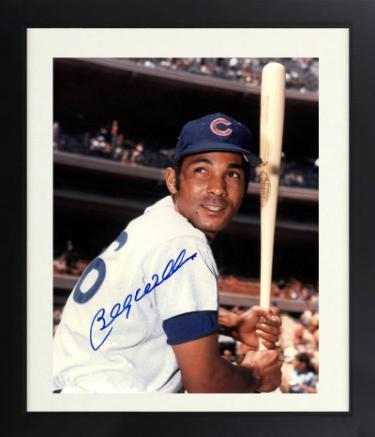 Billy Williams Autographed Chicago Cubs MLB Licensed 8 x 10 Photograph Minor Dings Custom Framing- COA HOF-Powers Sports Memorabilia
