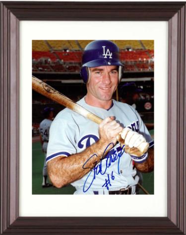 Steve Garvey Autographed Los Angeles Dodgers MLB Licensed 8 x 10 Photograph #6 Custom Framing- COA/Tuff Stuff Show Ticket - CTBL_f45175-Powers Sports Memorabilia