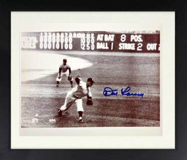 Don Larsen Autographed New York Yankees 1956 World Series Perfect Game MLB Licensed 8 x 10 Photograph imperfect Custom Framing- COA-Powers Sports Memorabilia