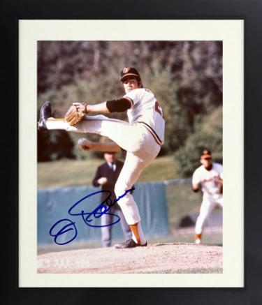 Jim Palmer Autographed Baltimore Orioles MLB 8 x 10 Photograph imperfect Custom Framing- COA/Ticket (HOF)-Powers Sports Memorabilia