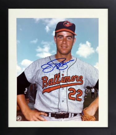 Jim Palmer Autographed Baltimore Orioles MLB 8 x 10 Photograph imperfect Custom Framing- COA (HOF/Ticket)-Powers Sports Memorabilia