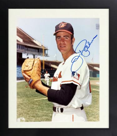 Jim Palmer Autographed Baltimore Orioles MLB Licensed 8 x 10 Photograph imperfect Custom Framing- COA (HOF/3XCY/6X AS)-Powers Sports Memorabilia