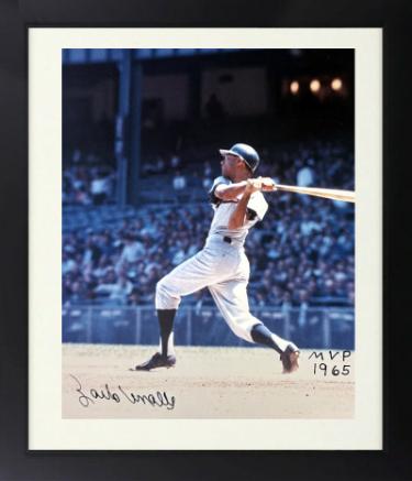 Zoilo Versalles Autographed Minnesota Twins 8 x 10 Photograph Custom Framing imperfect with MVP 1965 - COA-Powers Sports Memorabilia