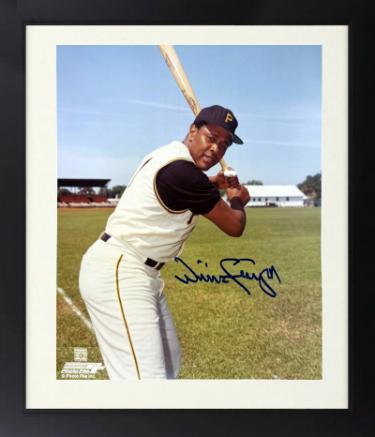 Willie Stargell Autographed Pittsburgh Pirates MLB Licensed 8 x 10 Photograph Custom Framing- COA (HOF)-Powers Sports Memorabilia