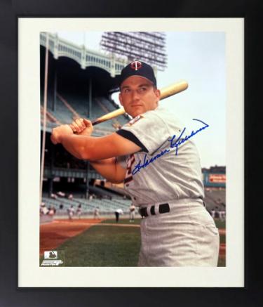 Harmon Killebrew Autographed Minnesota Twins MLB Licensed 8 x 10 Photograph Custom Framing- COA HOF/500 HR-Powers Sports Memorabilia