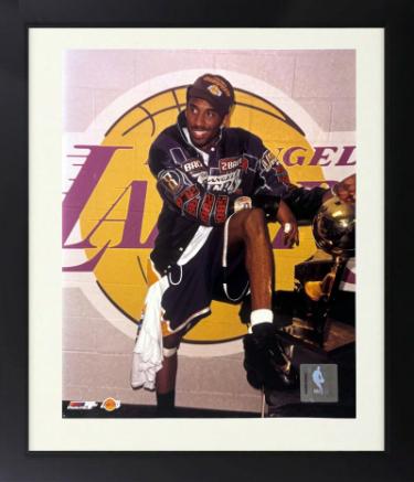 Kobe Bryant Los Angeles Lakers NBA Basketball Licensed 8 x 10 Photograph Custom Framing- NEW-Powers Sports Memorabilia