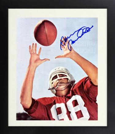 Sonny Randle Autographed Chicago/St. Louis Cardinals 8 x 10 Photograph Custom Framing- COA (4X Pro Bowl)-Powers Sports Memorabilia