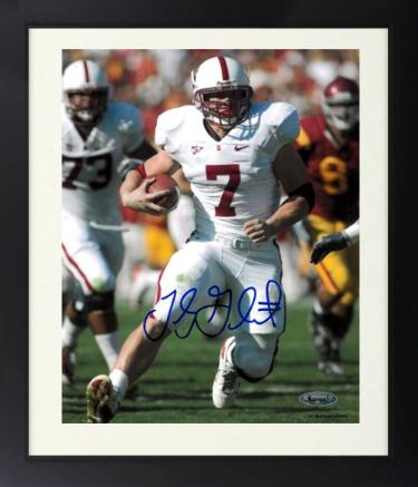 Toby Gerhart Autographed Stanford Cardinal 8 x 10 Photograph Custom Framing- Tri Star Hologram-Powers Sports Memorabilia